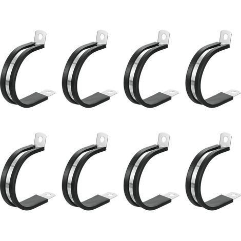 Attache Métallique Forme R Support Tube Pour Installation Tuyau (1/5)