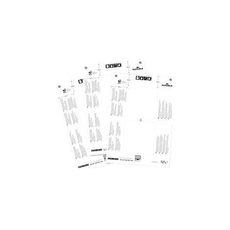 Tarjetas de repuesto para rótulos de sobremesa  para H x A 52 /