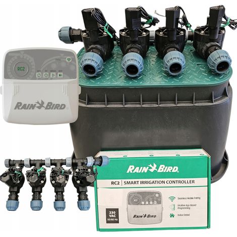 Kit Rain Bird a 4 sezioni: collettore dritto, RC2, pozzetto, PE 25 (1/5)