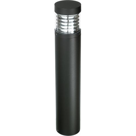LARS Bollard Borne de sol extérieure LED 15W 82° IP65 3000K Anthracite 65cm - Rossini Illuminazione (1/3)