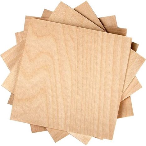 10 fogli pannello compensato 3 mm betulla baltica A5 - 148 x 210 mm