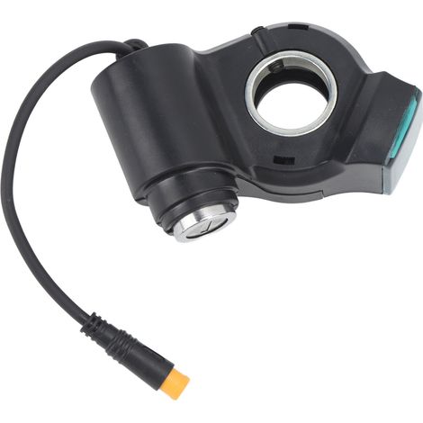 Blocco di sicurezza per manubrio di monopattino elettrico, 10 pollici in ABS, 3 pin, impermeabile, con display digitale del livello della batteria e chiavi di ricambio. (1/5)