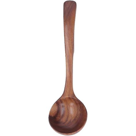 Louche à soupe en bois, cuillère de cuisine écologique en bois massif, ustensiles de cuisine adaptés à un usage domestique et hôtelier, modèle intelligent de type 1.