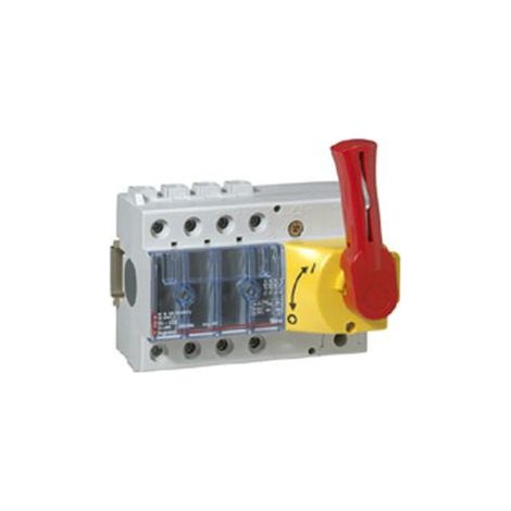 Interrupteur-sectionneur Vistop – 4P – 100 A – Commande frontale – Rouge - LEG022322
