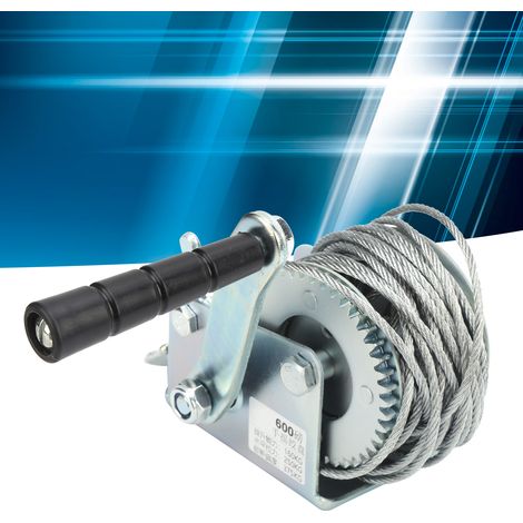 Treuil manuel autobloquant de 600 lb, petit treuil, machine de traction pour grue, treuil de 600 lb (1/5)