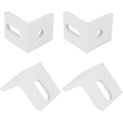 10 Pièces Équerre de Fixation 90° en Aluminium pour Profilé 3030, Jonction d'Angle Droit Industriel