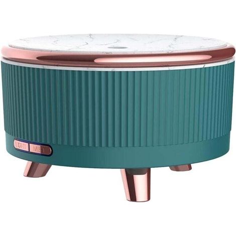 Humidificateur, XU, Diffuseur d'arôme silencieux à ultrasons, Diffuseur de brume d'air 500 ml, Fonction d'arrêt automatique de la veilleuse, Pour chambre à coucher Bebe Yoga Office Spa sans BPA - KZQ (1/4)