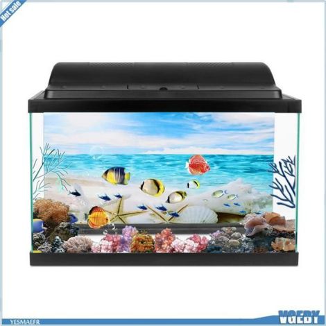 VGEBY Autocollant décoratif aquarium Affiche Décorative Sea Star Peintures PVC Sticker Paysage Pour Aq Kau animalerie 12250 cm (1/4)