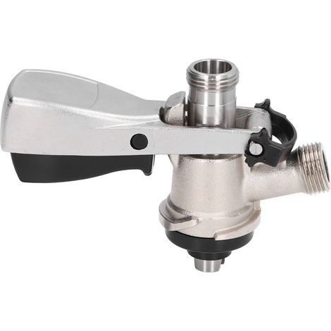 Distributeur de Fût à Bière en Acier Inoxydable Type S G5/8, Accessoire de Brassage Robinet (1/5)
