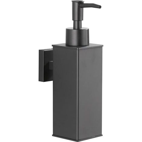 Organisateur Sink avec distributeur de savon intégré et porteéponge, pompe en acier inoxydable (20x18x6,5cm) (1/5)