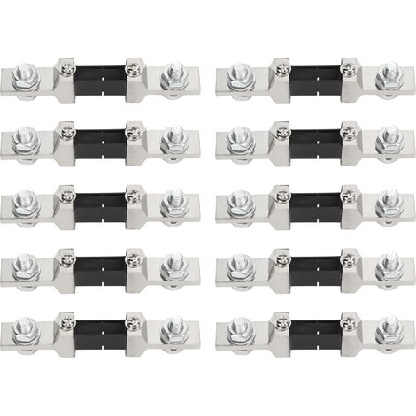 Shunt électrique 150A 10 pièces, résistance de mesure de courant fixe sur un seul morceau, pour ampèremètre DC système de génération électrique. (1/5)