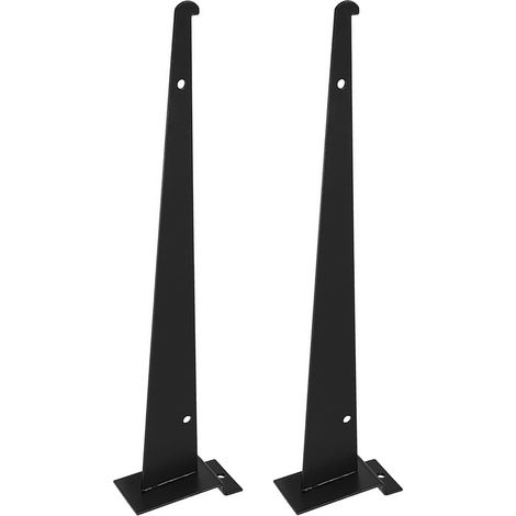 Garagenregalhalterungen 30 cm schwarz robust vielseitig