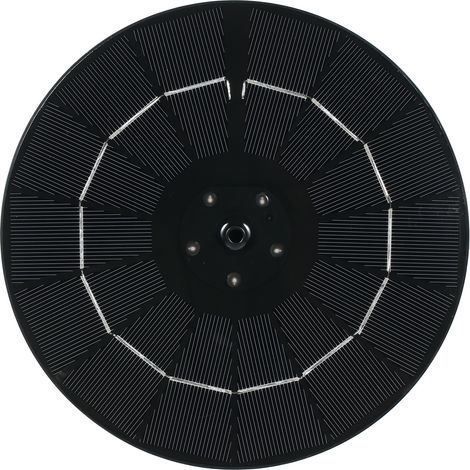 Fuente solar de jardín con luz LED multicolor de 3,8 W para paisajismo. (1/5)