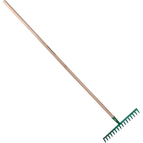 RASTRELLO 10 denti cm 24 - con manico cm. 160
