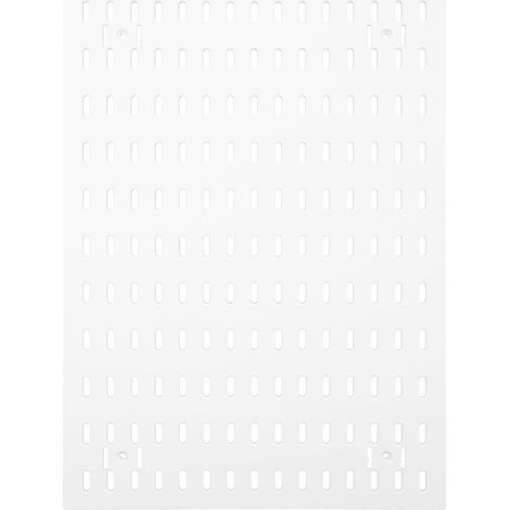 Panneau perforé mural, support de rangement mural, étagère de rangement murale, grand panneau perforé-41.5x29.5cm-White