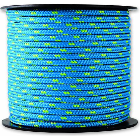 Chapuis MO325B Drizza poliestere - 200 kg - Diametro 3 mm - Lunghezza 25 m - Blu/giallo