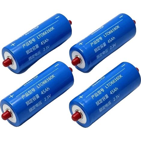 Batterie au Titanate de Lithium LTO, Capacité de 45Ah, Charge Rapide, Pologne-4PCS LTO 6616 (1/2)