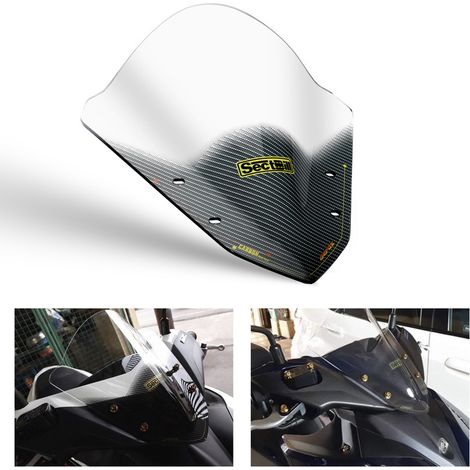 Windshield/hood fairing for Yamaha AEROX155 and NVX155 motorcycles (1/5)