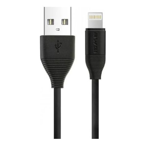 iPhone-Kabel Awei CL-93 Schwarz 1 m Schnellladekabel (1/2)