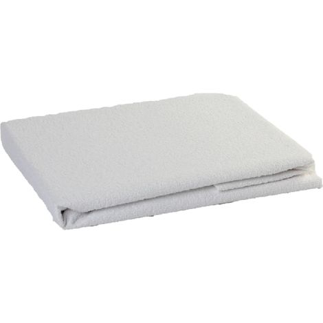 KLULK Coprimaterasso Sanitario Plastificato Impermeabile Singolo 65x130+25 cm Parte Superiore Cotone E Spugna Sottofondo In PVC (1/4)