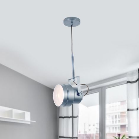 Luminaire Suspension design pour plafond lampe projecteur en métal (1/2)