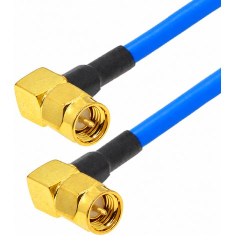 Pigtail SMA-Stecker RA / SMA-Stecker RA RG402 50cm