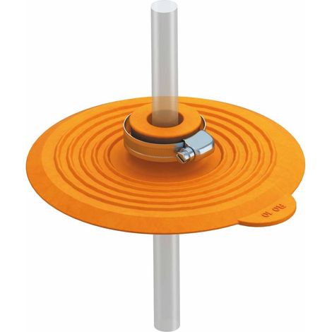 OBO Bettermann Manchon d'étanchéité pour conducteur rond 10mm RD10 Élastomère thermoplastique orange pastel RAL 2003, 2360041 (1/2)