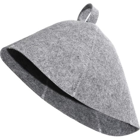 Tragbare Saunahaube aus verdicktem Filz für Damen einfache