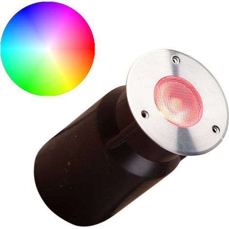 Heissner L463-00 Smart Light RGB Bodeneinbau Spot und Decklight 3 Watt silber (1/5)
