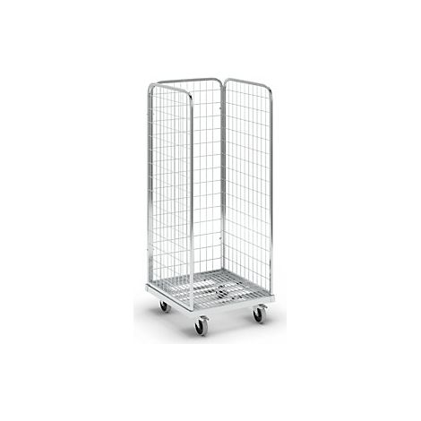 kaiserkraft  Rollcontainer in acciaio  lungh x largh 600 x 600 (1/3)