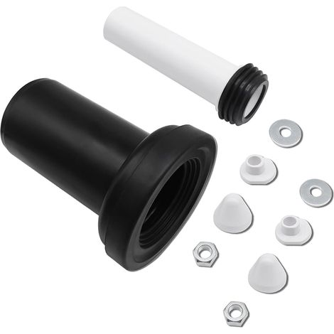 Kit di collegamento per WC sospeso, comprensivo di tubi di scarico e di ingresso con guarnizioni. (1/5)