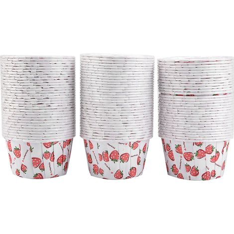 100 Pièces Doublures de Cupcake Cupcake, Tasses de Cuisson de Gâteau Rond, Caisses à Muffins Tasse Doublures de Cupcake Papier Tasses de Cuisson de Gâteau Rondes Tasses Rondes de. (1/5)