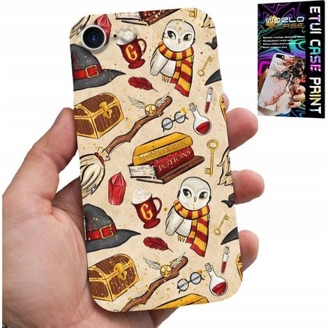 Custodia per iPhone SE / SE2 - custodia per gli appassionati di magia, maghi, bacchetta magica + vetro (1/5)