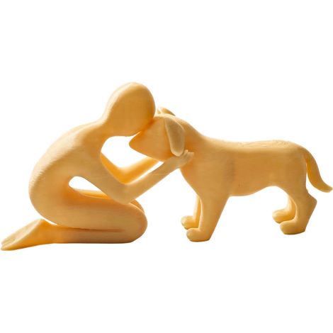 Statues de Chien Décoration Maison Souvenir Affectueux Mignon  Décoratif Animal Maison Pour Bureau Appartement Salon Chambre Étagère Bureau Table Maison Adultes Amoureux des Animaux (1/5)