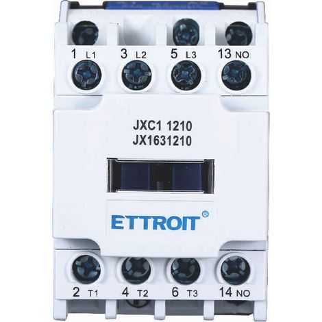 ETTROIT JX1631210 JXC1 Contattore trifase AC 24V 50/60Hz Bobina 3P 3 poli Normalmente aperto Ie 12A Ue 380V (1/3)