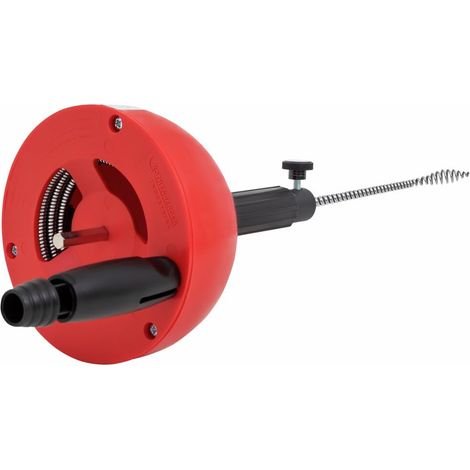 Deboucheur a tambour 4,5m. canalisations bouchées, convient pour perceuse (1/5)