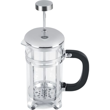350 ml Edelstahl-Stempelkaffeemaschine, französische Filterkaffeekanne, Teepresse und Aufgussgerät, Glasdesign, ideal für Kaffee und Tee. (1/5)
