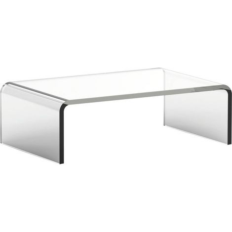 Rialzo per monitor Maul Range Altezza: 10 fino a 10 cm Trasparente