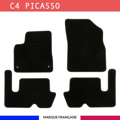 Tapis de voiture - Sur Mesure pour C4 PICASSO (2006 - 2013) - 3 pièces - Tapis de sol antidérapant pour automobile (1/4)