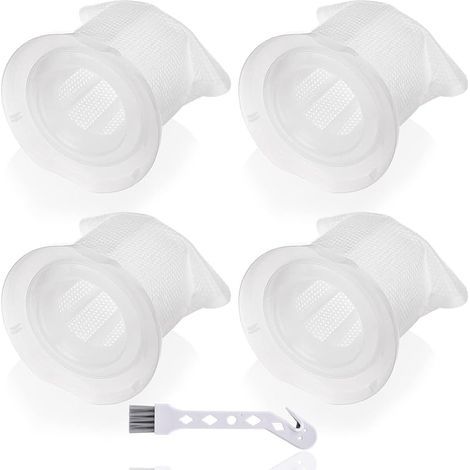 Lot de 4 filtres pour Vorwerk VC100 VC 100 aspirateur sans fil - Filtre de rechange pour Vorwerk VC 100 aspirateur sans fil (1/5)