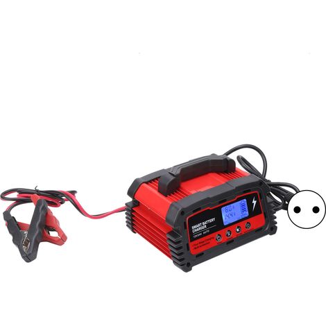 Chargeur de batterie voiture portable 0V démarrage sec AC110V-220V 10A 50/60Hz prise UE (1/5)