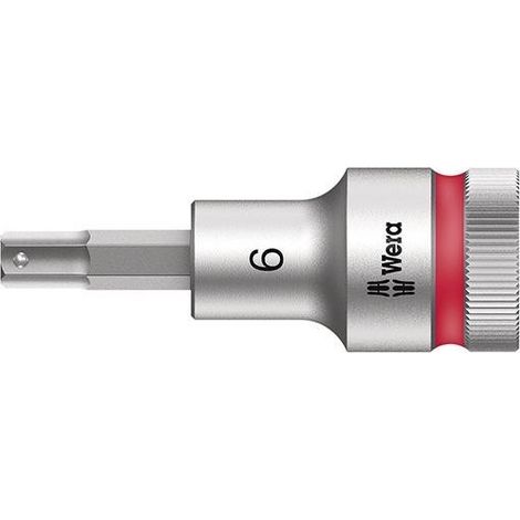 Wera Steckschlüsseleinsatz 8740 C HF 1/2" SW 6 mm Länge 60 mm - 5003822001
