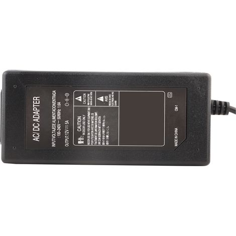 Bloc d'alimentation 12V 5A 60W, Adaptateur Secteur pour PC Portable 4 Broches