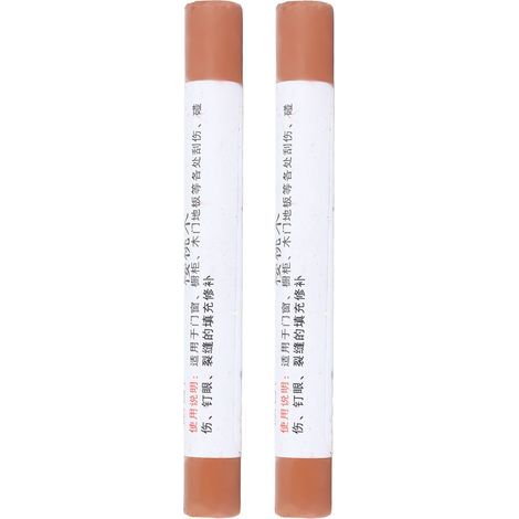 Stylo de Réparation de Sol en Bois Composite, Crayon de Réparation de Sol, Stylo de Peinture à Rayures pour la Maison et le Bureau (Merisier). (1/5)