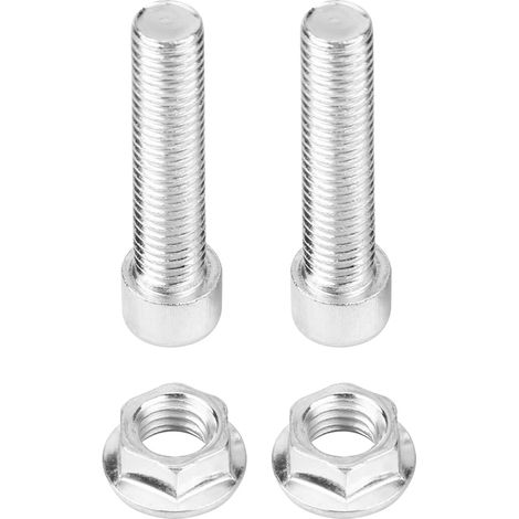 2 pièces Rehausseurs d'amortisseurs moto universels, 5 cm de hauteur, couleur rouge (avec vis) (1/5)
