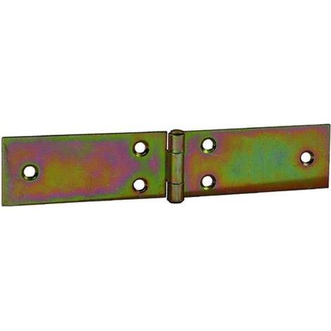 Cerniere Zincate B/G Lunghe Perno Fisso Mm. 26X60 Cf.20Pz