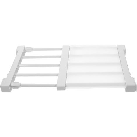 Étagères extensibles pour armoire, séparateurs de penderie réglables, blancs, 30-40 cm de long, étagère de rangement, 1 unité. (1/5)
