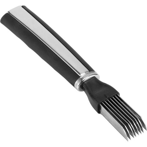 Zwiebelschneider aus Edelstahl, Zwiebel- und Knoblauchreibe, Küchenmesser (1/4)