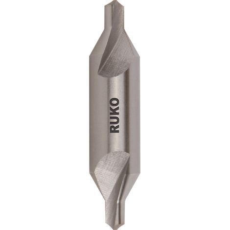 RUKO Zentrierbohrer DIN 333 HSS Form R Ø 4,0 x 56,0 x 10,0 mm