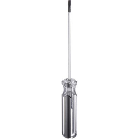 Tournevis Magnétique Torx Tige 3x75mm T10H Acier Tête De Vis Noir (1/5)